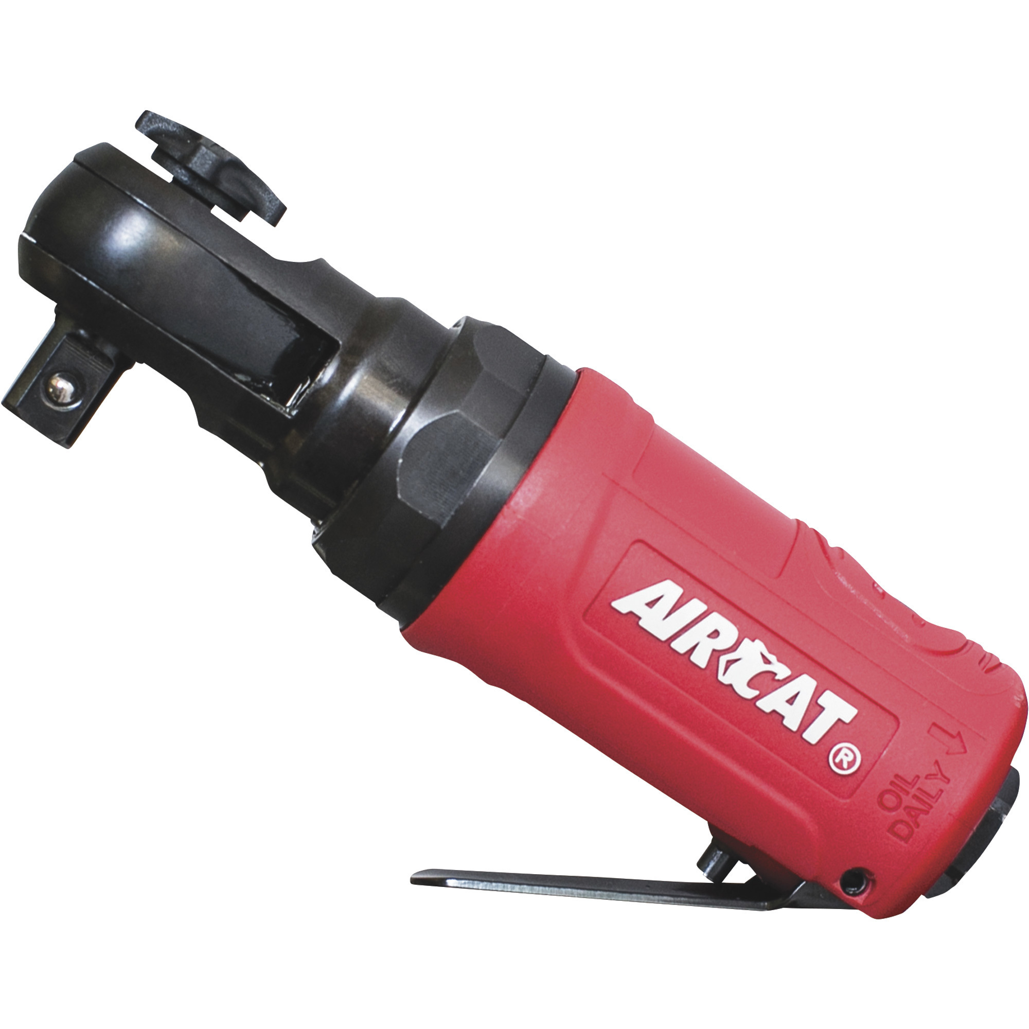 AIRCAT Mini Palm Air Ratchet Wrench, 3/8in. Drive, 35 Ft./Lbs. Torque, Model# 807